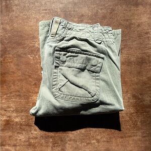 Eddie Bauer Casual Olive Green Cargo Shorts